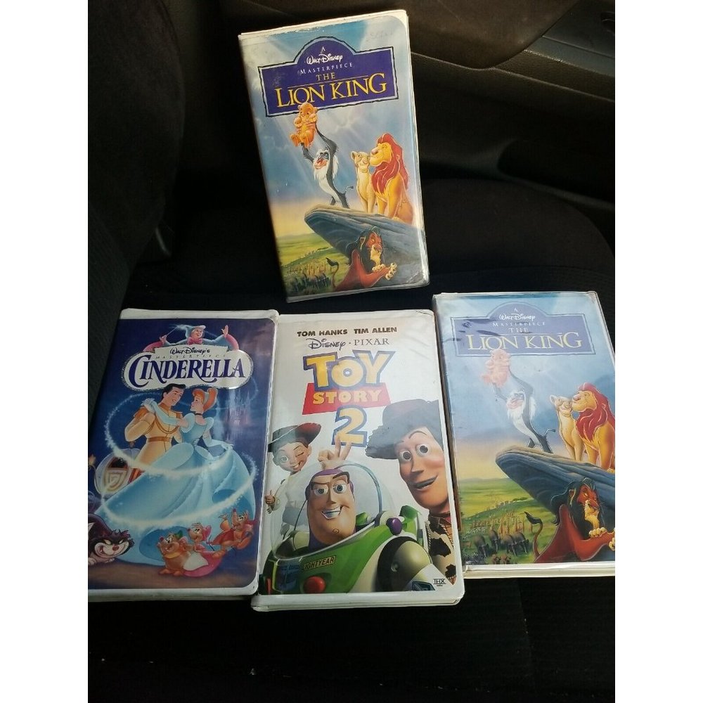 Disney Masterpiece Collection VHS Lot of 4